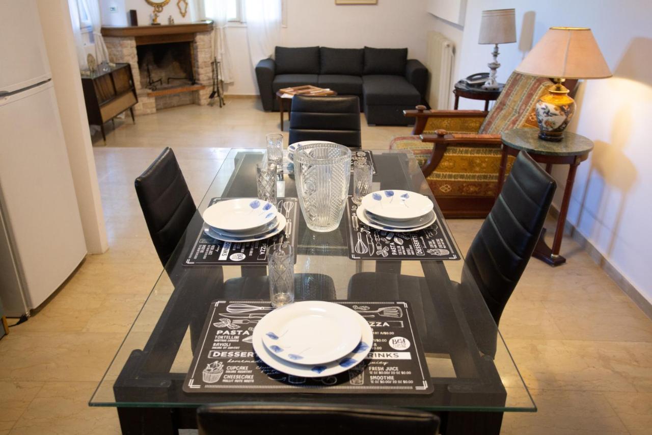 Traditional Villa Appartment With Garden, Also For Gatherings ,15 Minutes From Thessaloniki Airport Kültér fotó